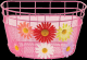 Foto cestino decorato rosa